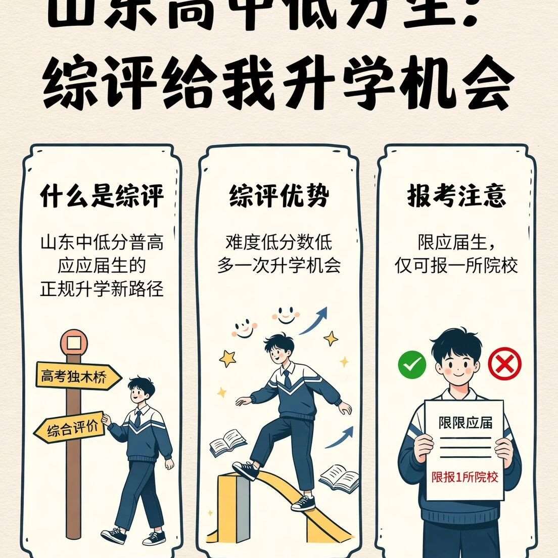 高中三年，我不是&ldquo;差生&rdquo;，我只是不擅长考试，综评给了我证明自己的机会。